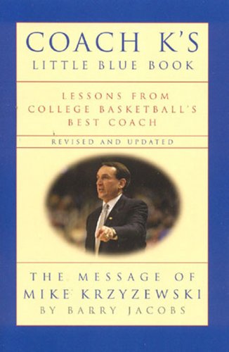 Book cover for Coach K's Little Blue Book