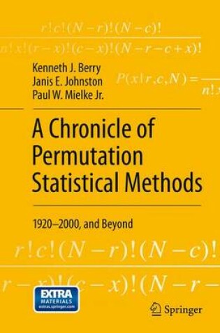 Cover of A Chronicle of Permutation Statistical Methods