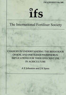 Book cover for Changes in Understanding the Behaviour of Soil and Fertiliser Phosphorus