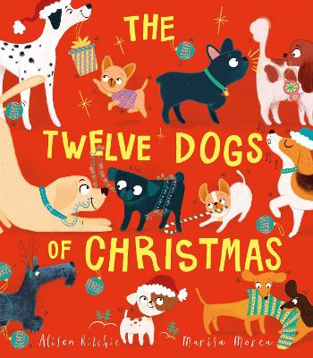 Book cover for The Twelve Dogs of Christmas