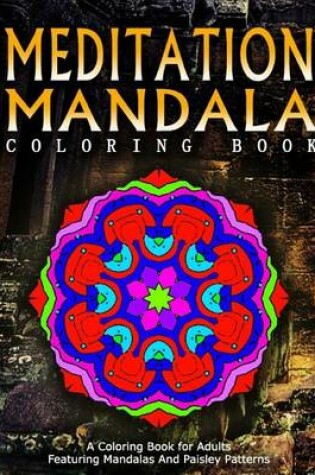 Cover of MEDITATION MANDALA COLORING BOOK - Vol.12