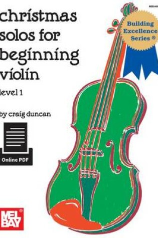 Cover of Christmas Solos For Beginning Violin