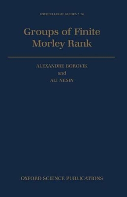 Book cover for Groups of Finite Morley Rank