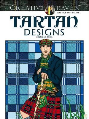 Book cover for Creative Haven Tartan Designs Coloring Book