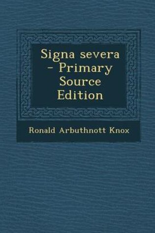 Cover of Signa Severa