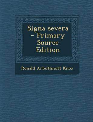 Book cover for Signa Severa