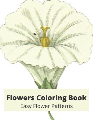 Book cover for Flowers Coloring Book