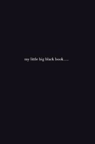 Cover of My little big black book