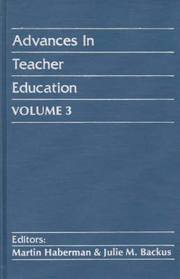 Book cover for Advances in Teacher Education, Volume 3