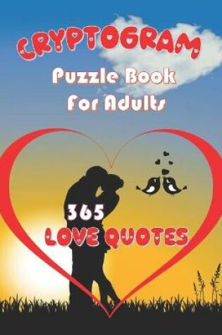 Cover of Cryptogram Puzzle Book for Adults
