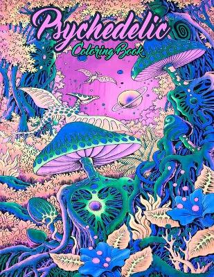 Book cover for Psychedelic coloring book