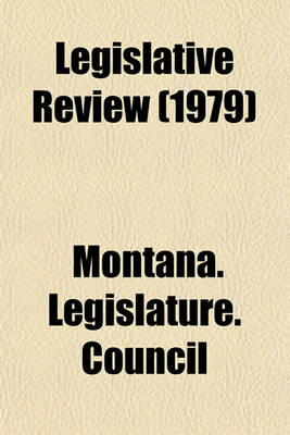 Book cover for Legislative Review (1979)