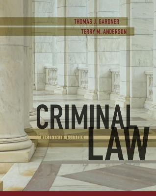 Book cover for Mindtap Criminal Justice, 1 Term (6 Months) Printed Access Card for Gardner/Anderson's Criminal Law, 13th