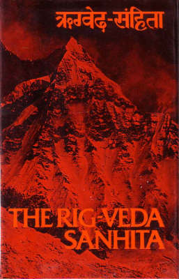 Book cover for Rig Veda Samhita