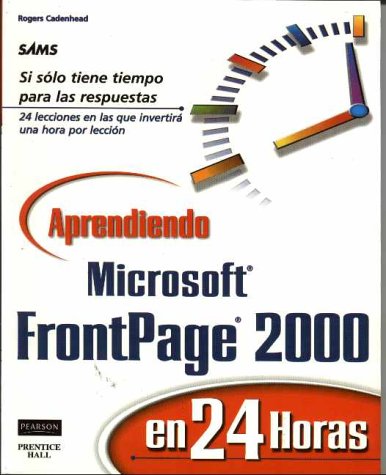Book cover for Aprendiendo FrontPage 2000 En 24 Horas