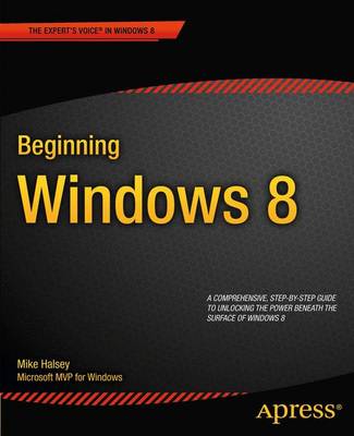 Book cover for Beginning Windows 8