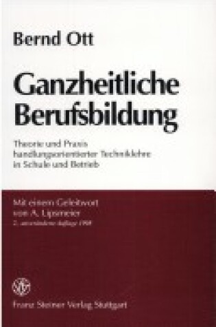 Cover of Ganzheitliche Berufsbildung