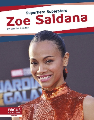 Book cover for Superhero Superstars: Zoe Saldana
