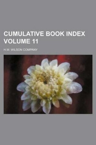 Cover of Cumulative Book Index Volume 11