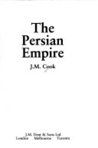 Cover of The Persian Empire