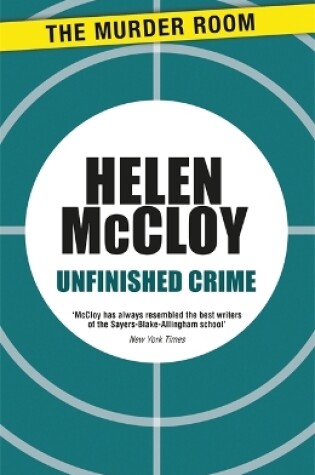Cover of Unfinished Crime