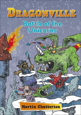 Book cover for Reading Planet: Astro - Dragonville: Battle of the Unicorns - Venus/Gold band