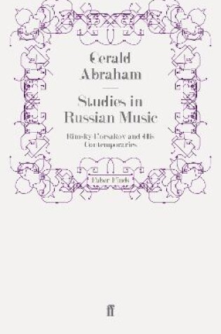 Cover of Studies in Russian Music