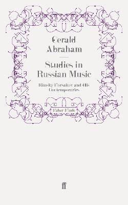 Book cover for Studies in Russian Music