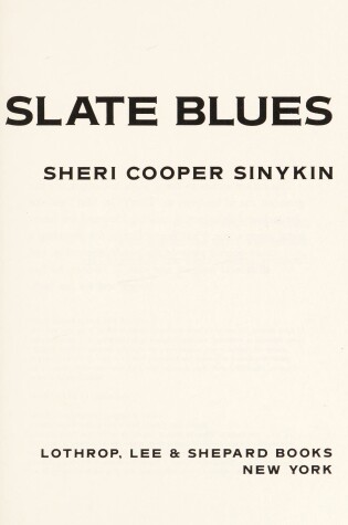 Cover of Slate Blues
