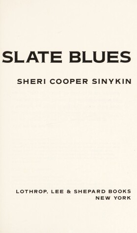 Book cover for Slate Blues