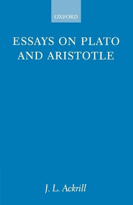 Book cover for Essays on Plato and Aristotle