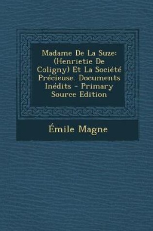 Cover of Madame de La Suze