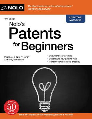 Book cover for Nolo's Patents for Beginners