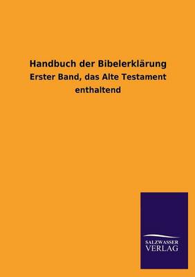 Book cover for Handbuch Der Bibelerklarung