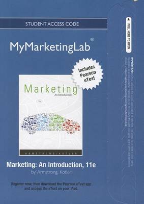 Book cover for 2012 MyLab Marketing with Pearson eText -- Access Card -- for Marketing