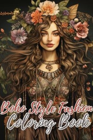 Cover of Boho Style Fashion Coloring Book