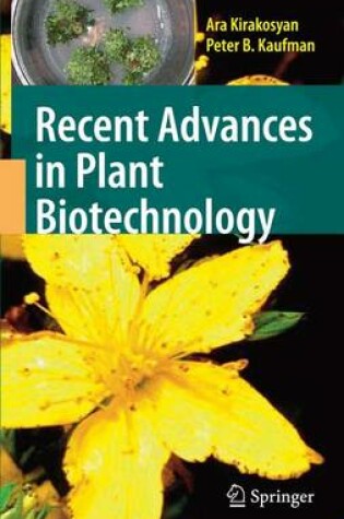 Cover of Recent Advances in Plant Biotechnology