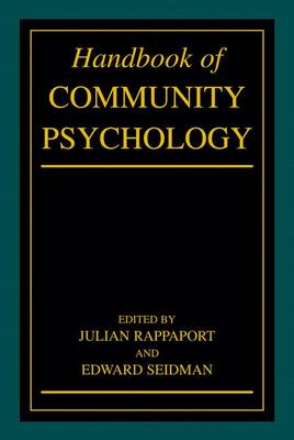 Cover of Handbook of Community Psychology