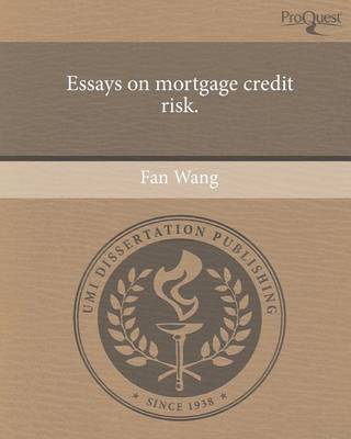 Book cover for Essays on Mortgage Credit Risk.