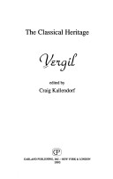 Book cover for Vergil