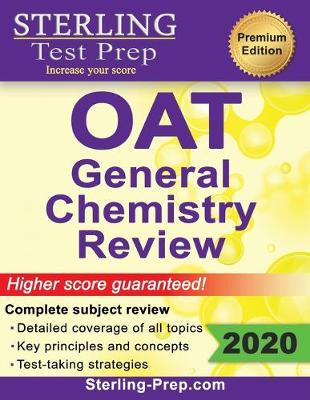 Book cover for Sterling Test Prep OAT General Chemistry Review