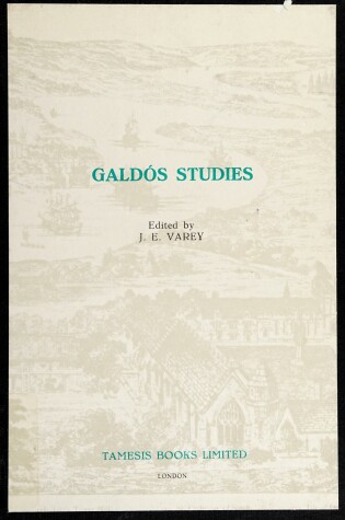 Cover of Galdos Studies