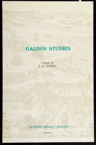 Cover of Galdos Studies