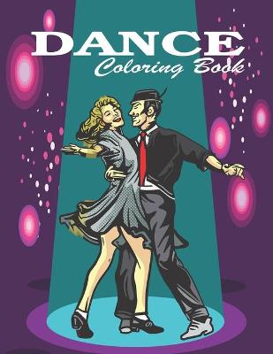 Book cover for Dance Coloring Book