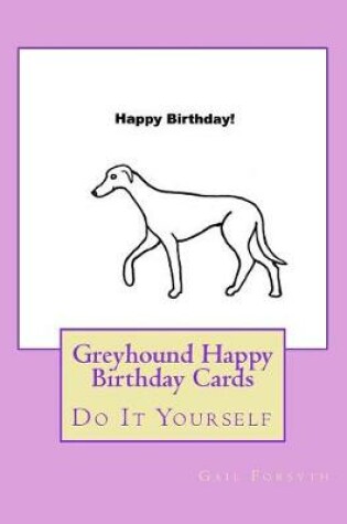 Cover of Greyhound Happy Birthday Cards