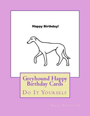 Book cover for Greyhound Happy Birthday Cards