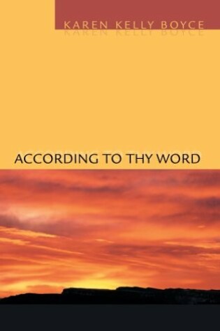 Cover of According to Thy Word