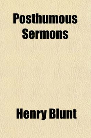 Cover of Posthumous Sermons (Volume 1)