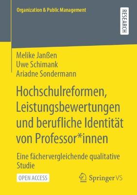 Book cover for Hochschulreformen, Leistungsbewertungen Und Berufliche Identitat Von Professor*innen