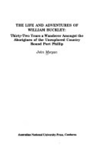 Cover of The Life and Adventures of William Buckley
